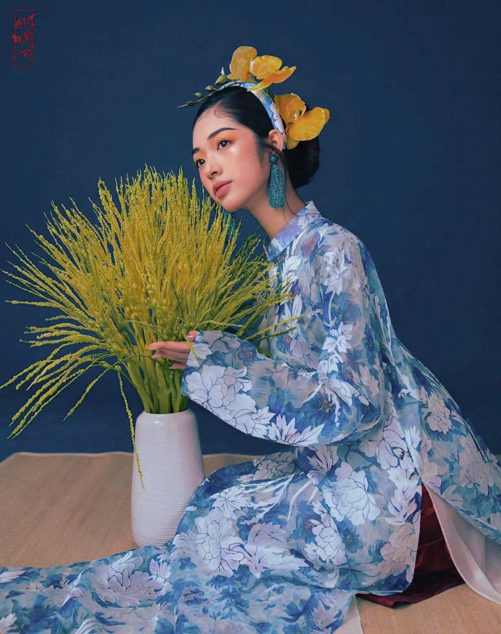 K160 Áo only no pants - Áo dài dáng suông tơ 4 tà cao cấp