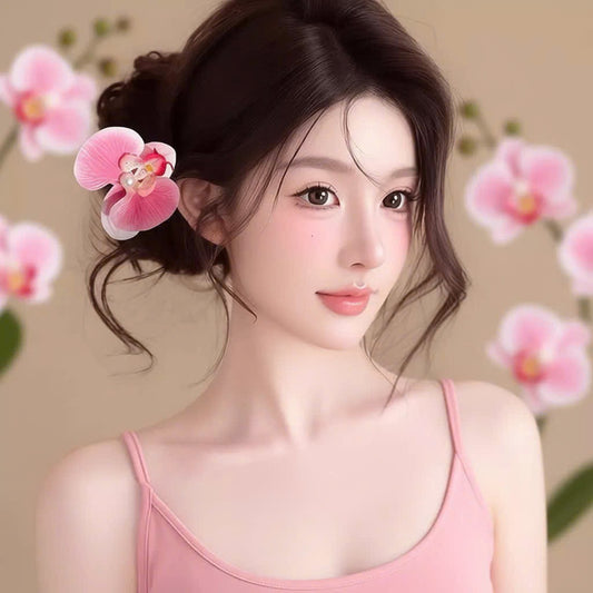 Kẹp cài tóc hoa lan