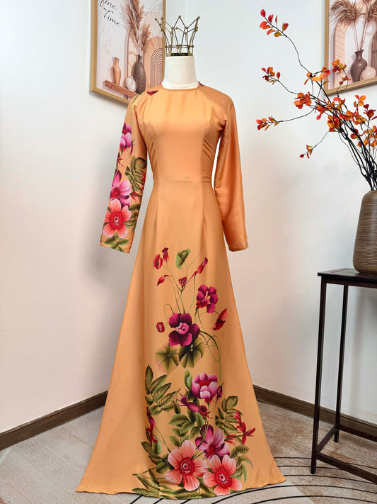 H462 1912 Áo only - Áo dài lụa ánh sao