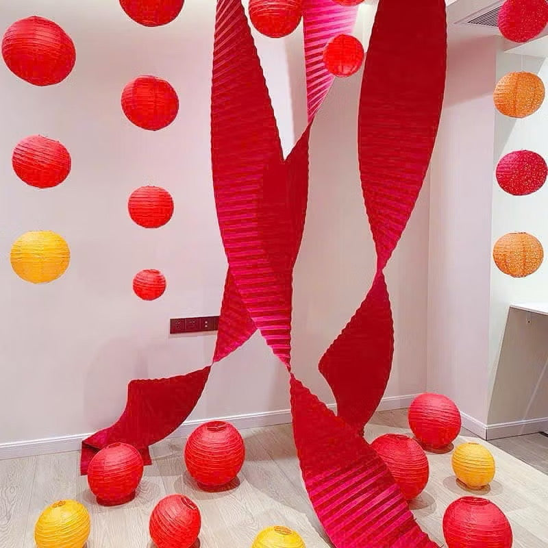 Dải Giấy Decor 30cm * 3m , cầu vải trang trí