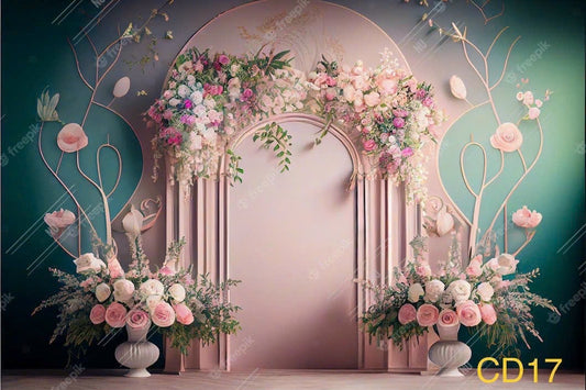 Pre-Order 2-3 weeks Super High Quality Back Drop. Code (CD17) for Wedding