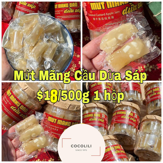 Mứt mãng cầu dừa sáp