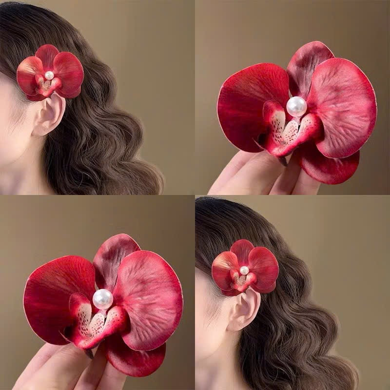 Kẹp cài tóc hoa lan