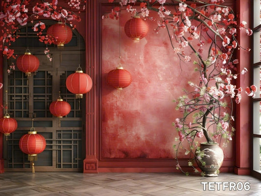 Super High Quality Back Drop. Code (TETFR06) for Tet Vietnamese New Year