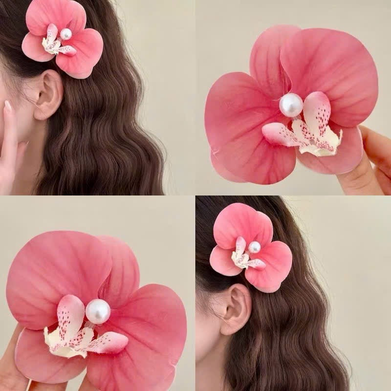 Kẹp cài tóc hoa lan