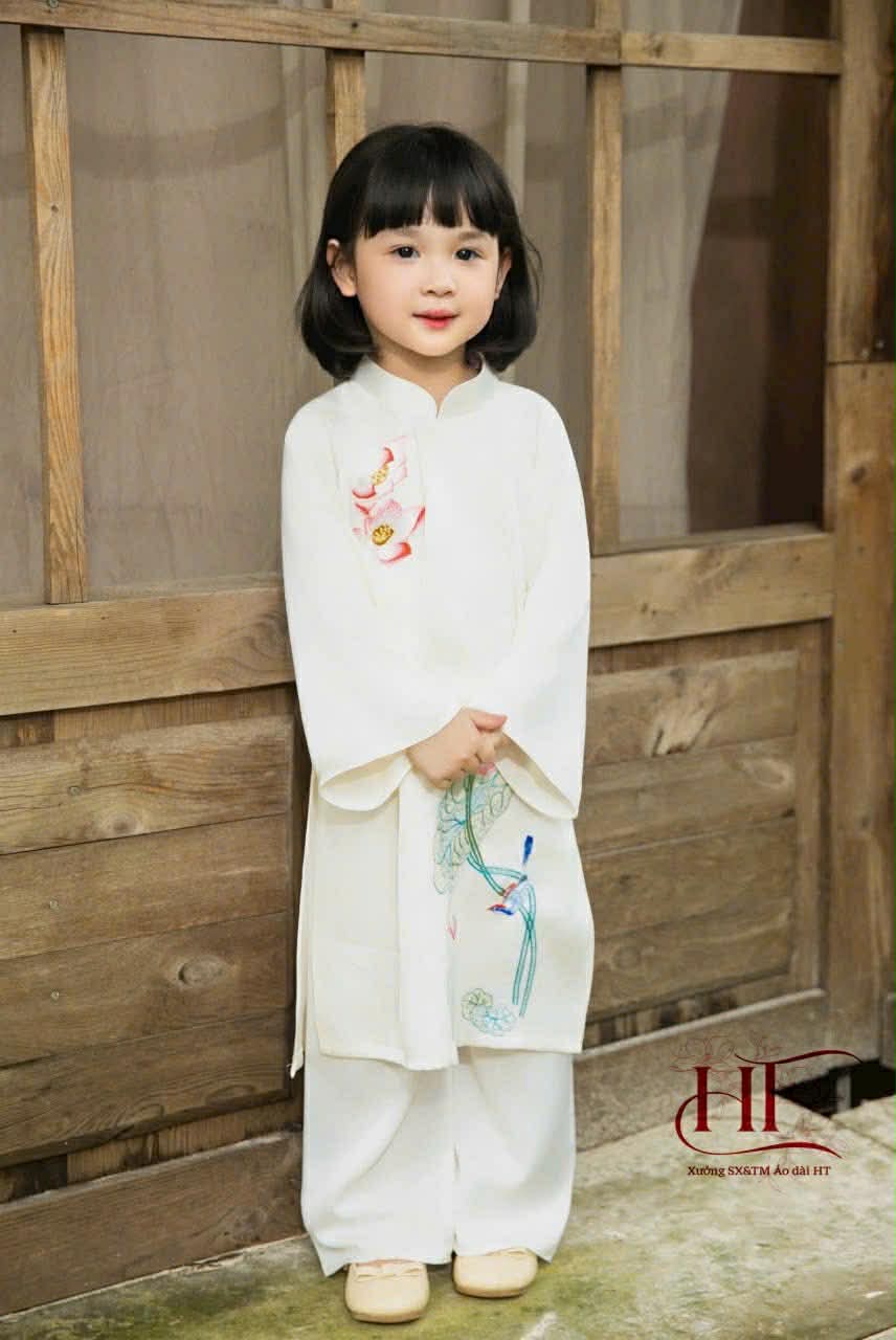 BG62 1658 Áo + quần - Áo dài bé gái Liên Châu