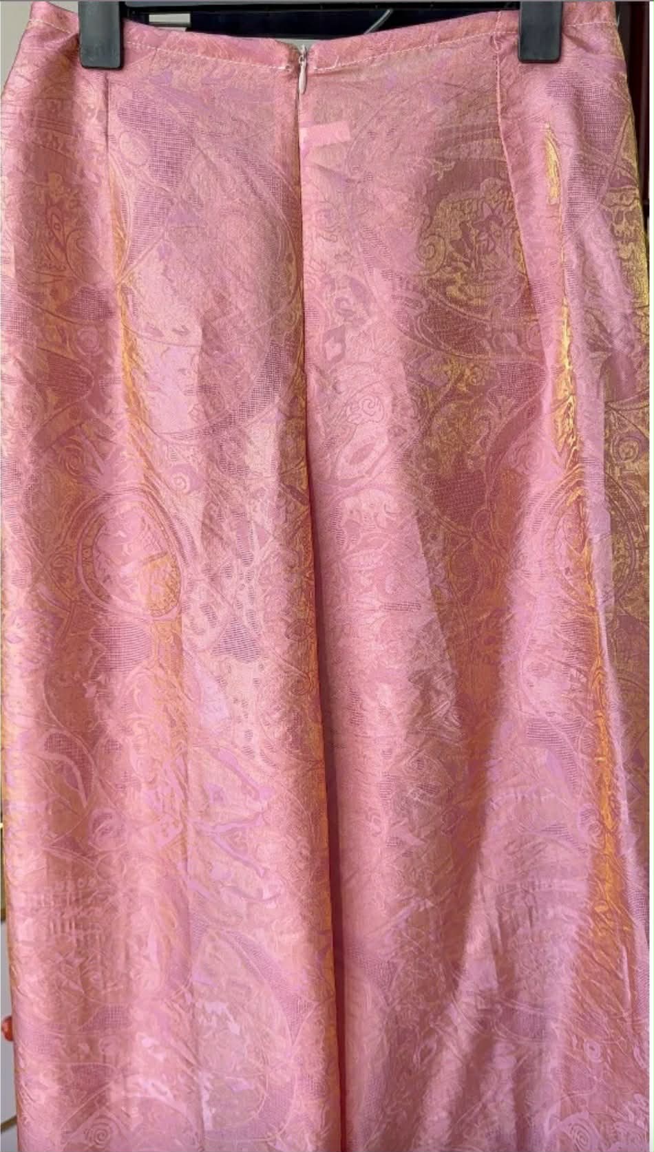 Quần tằm ánh kim tencel