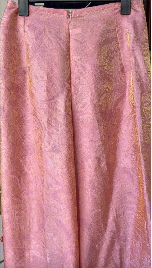 Quần tằm ánh kim tencel