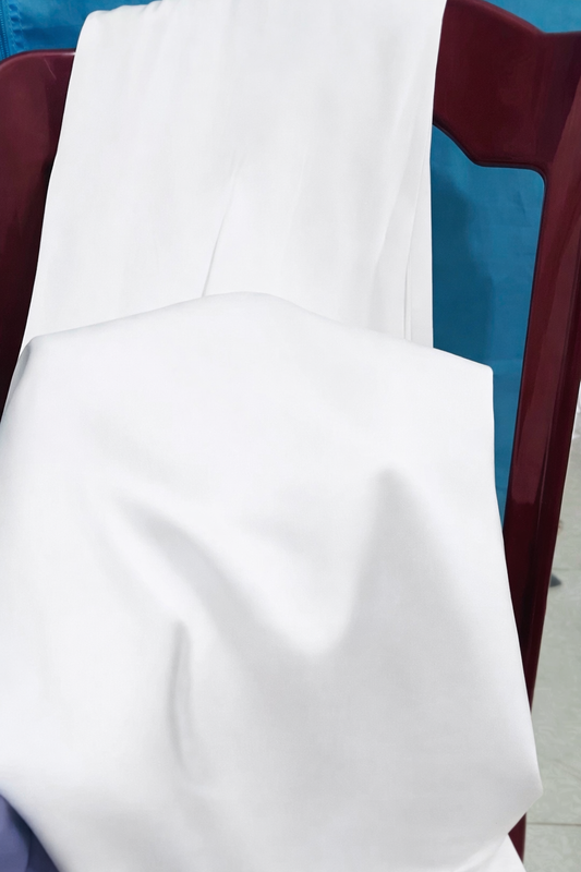 2265 Quần suông lụa tô châu màu trắng