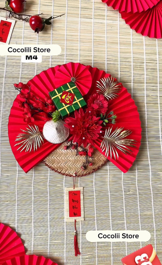 M4 2270 DIY Set TẾT MAY MẮN (khách tự dán theo video, shop ship nguyên bịch phụ kiện)