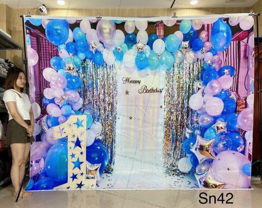 Pre-Order 2-3 weeks Super High Quality Back Drop. Code (SN42) for Birthday