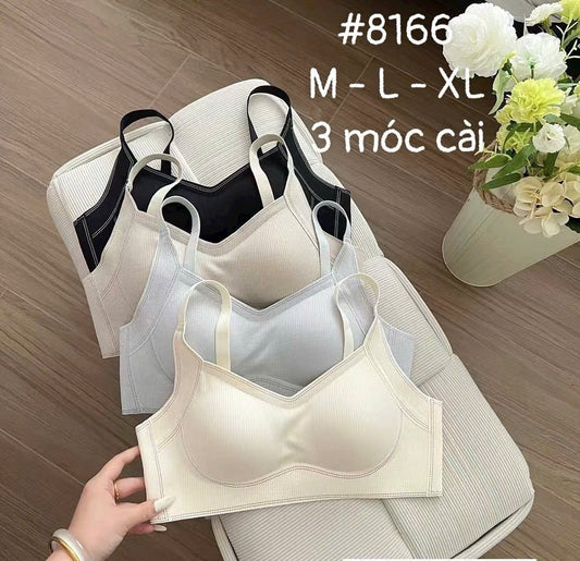 Bra 8166 áo mùa hè không lằn phiên bản 3 móc