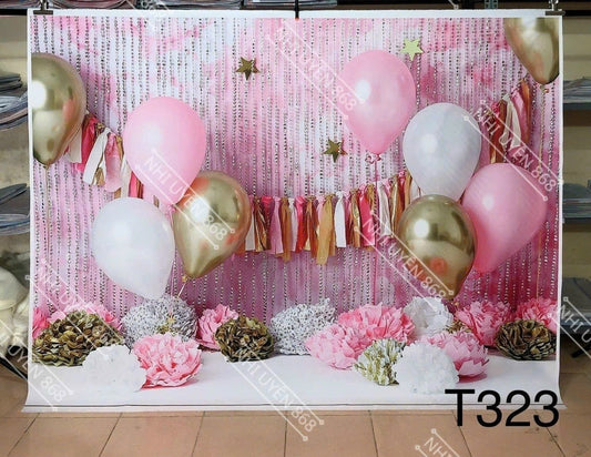 Pre-Order 2-3 weeks Super High Quality Back Drop. Code (T323) for Birthday