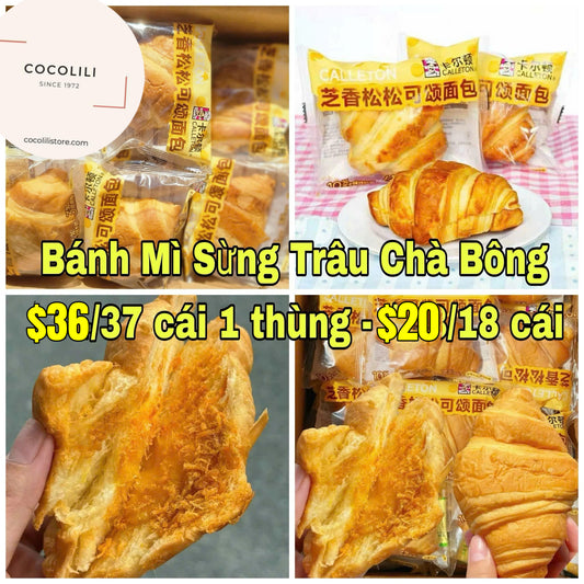 Bánh mì sừng trâu chà bông