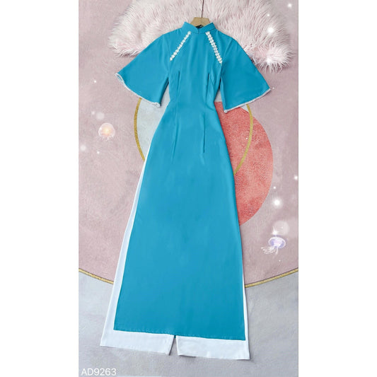 AD9001 - H515 4063 - Áo only - Áo Dài tay viền ren