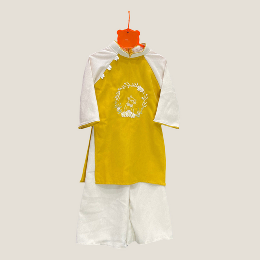 BT33 - set áo dài bé thêu