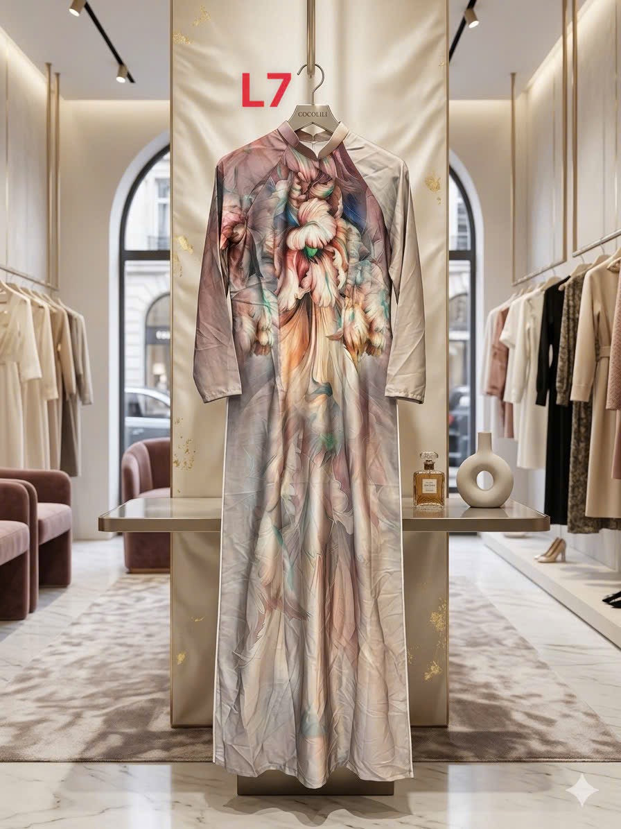 L7 Áo dài size L hàng sale lẻ size