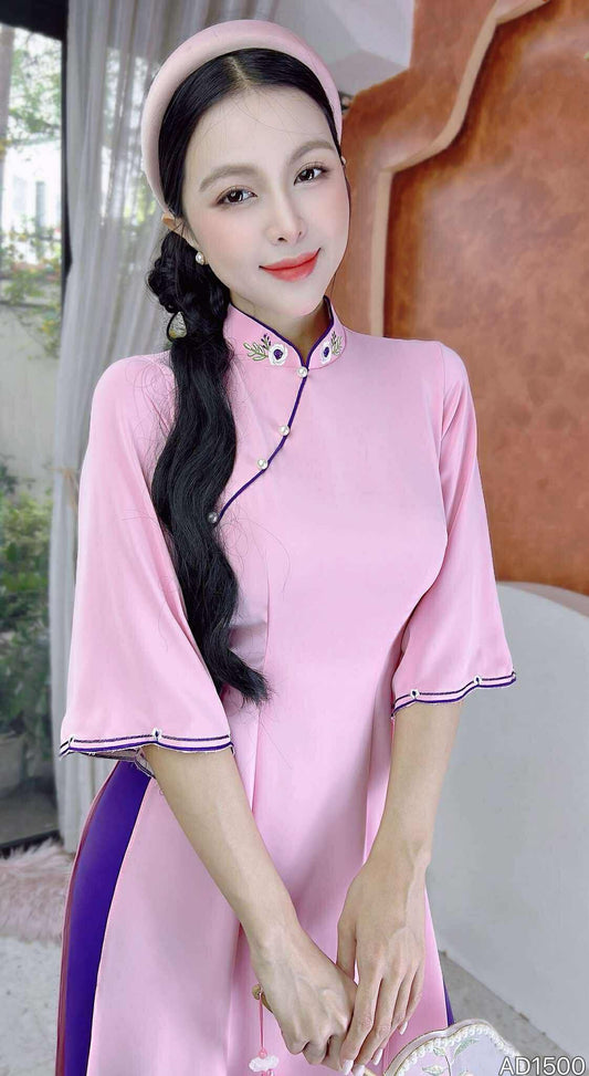 AD9001.1500 -HH521- Áo only - Áo Dài bông mai