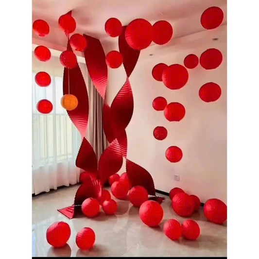 Dải Giấy Decor 30cm * 3m , cầu vải trang trí