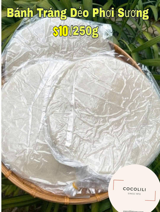 Bánh tráng dẻo phơi sương