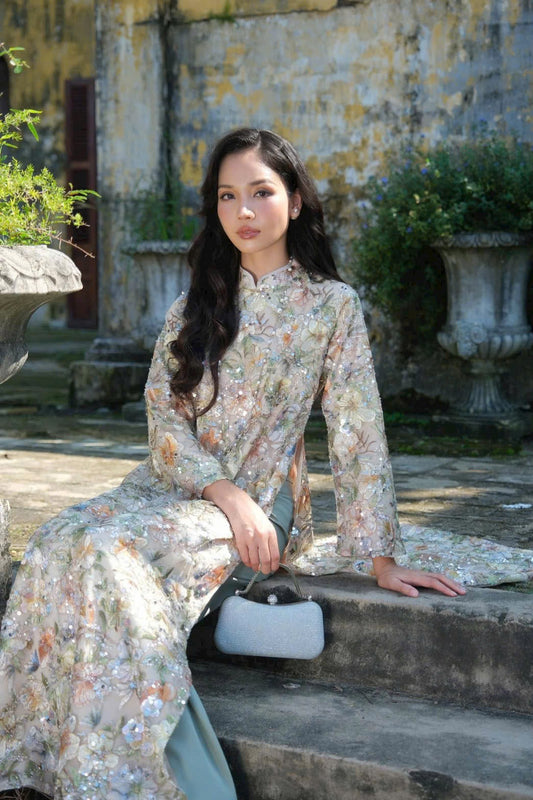 H507 2004 Áo only - Áo dài lụa Kimsa