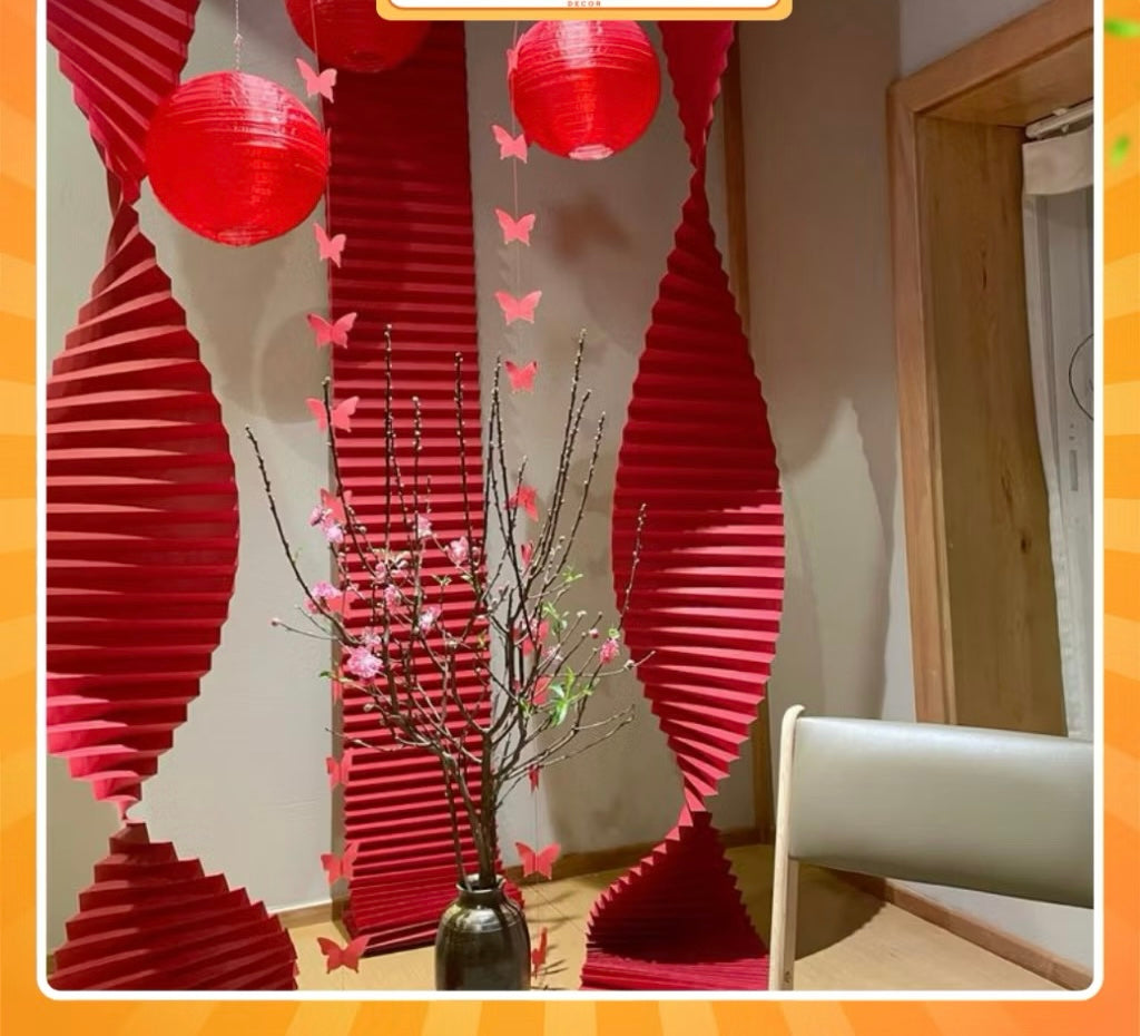 Co Li Tri Dải Giấy Decor 30cm * 3m , cầu vải trang trí – Cocolilistore