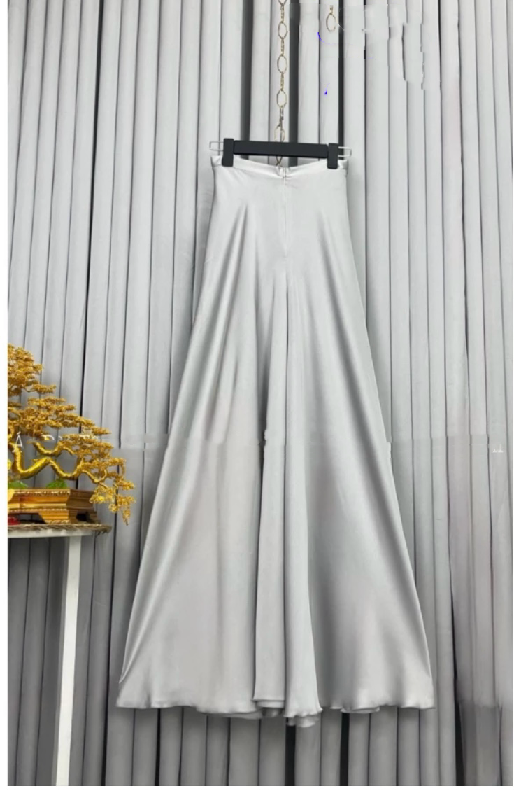 QV020633- Quần váy lụa mã não Silver..