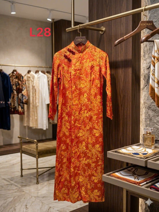 L28 Áo dài size L hàng sale lẻ size
