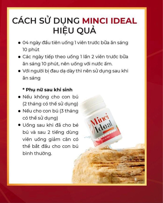 Tpcn giảm cân Minci Ideal