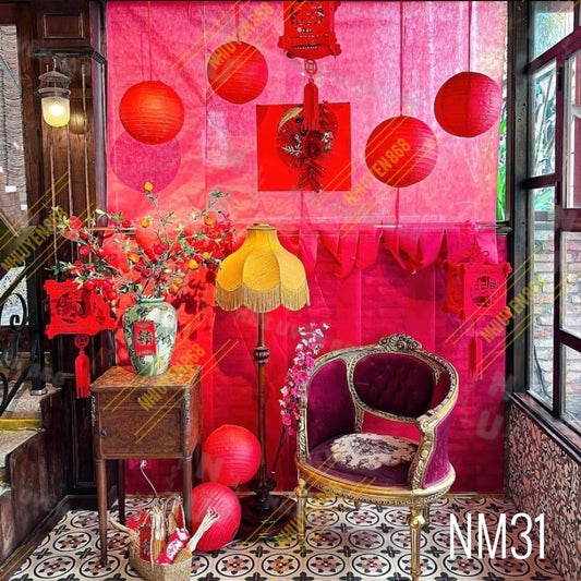 Super High Quality Back Drop. Code (NM31) for Tet Vietnamese New Year