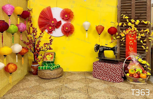 Super High Quality Back Drop. Code (T363) for Tet Vietnamese New Year