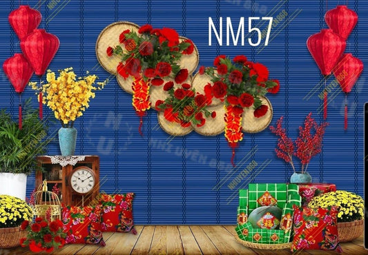 Super High Quality Back Drop. Code (NM57) for Tet Vietnamese New Year