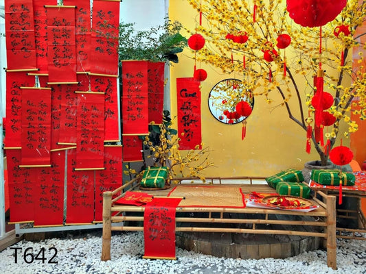 Super High Quality Back Drop. Code (T642) for Tet Vietnamese New Year