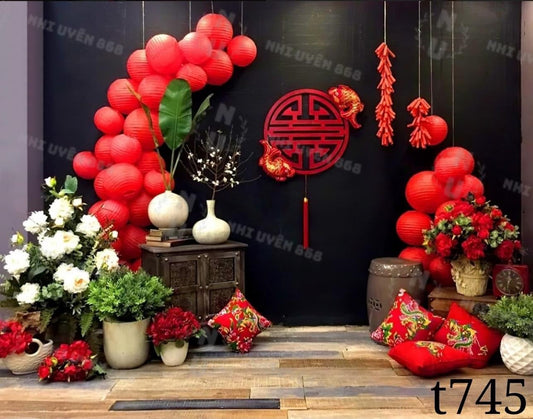 Super High Quality Back Drop. Code (T745) for Tet Vietnamese New Year