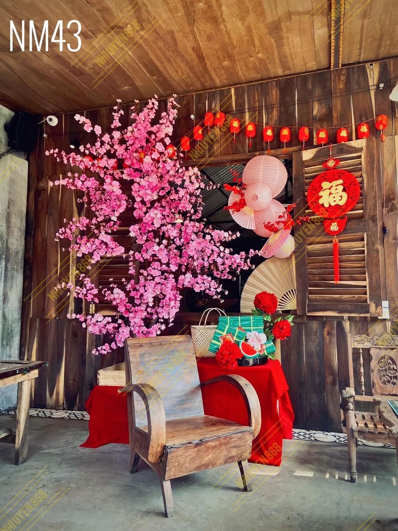 Super High Quality Back Drop. Code (NM43) for Tet Vietnamese New Year