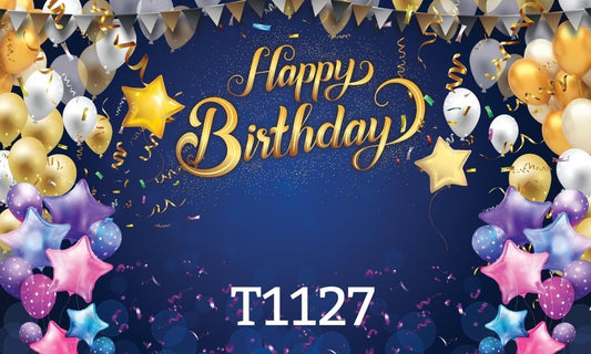 Pre-Order 2-3 weeks Super High Quality Back Drop. Code (T1127) for Birthday