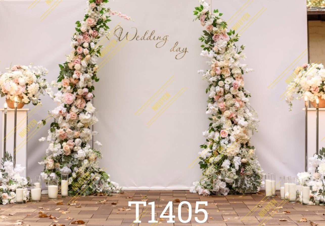 Pre-Order 2-3 weeks Super High Quality Back Drop. Code (T1405) for Wedding