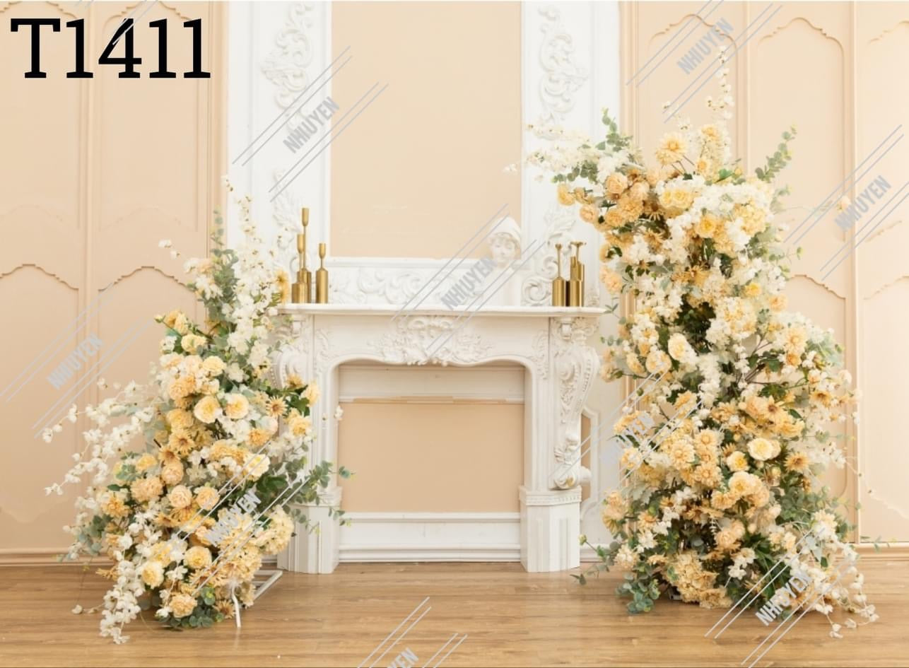 Pre-Order 2-3 weeks Super High Quality Back Drop. Code (T1411) for Wedding