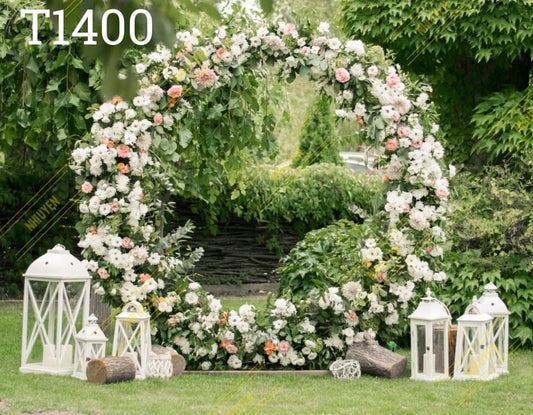 Pre-Order 2-3 weeks Super High Quality Back Drop. Code (T1400) for Wedding