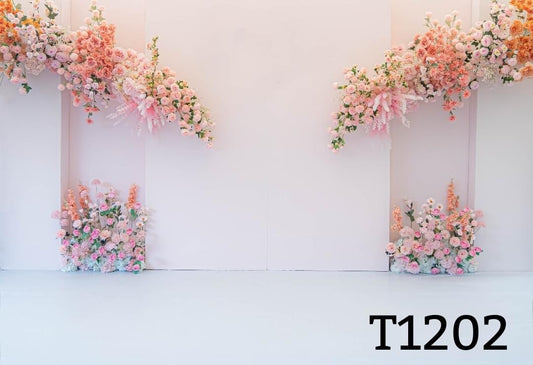 Pre-Order 2-3 weeks Super High Quality Back Drop. Code (T1202) for Wedding