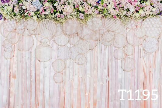 Pre-Order 2-3 weeks Super High Quality Back Drop. Code (T1195) for Wedding