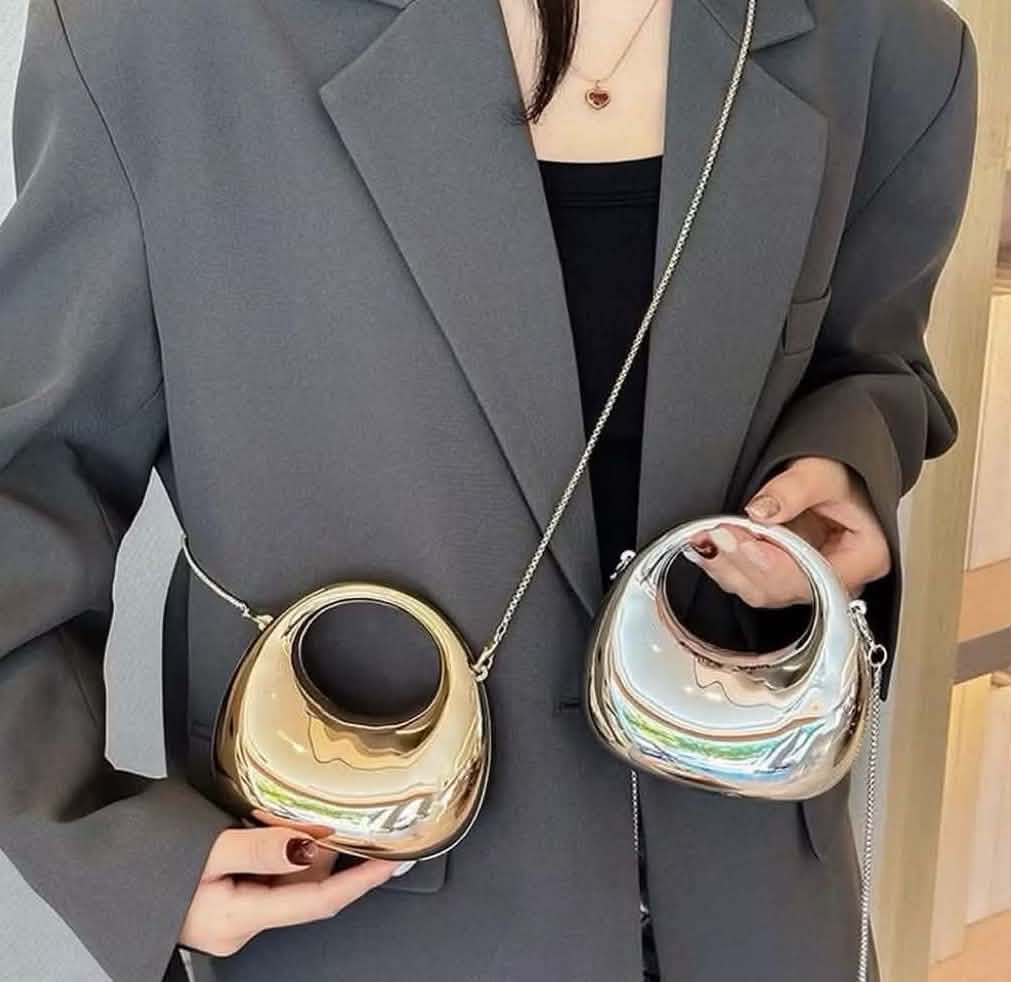 4821 Túi mini cầm tay màu vàng gold