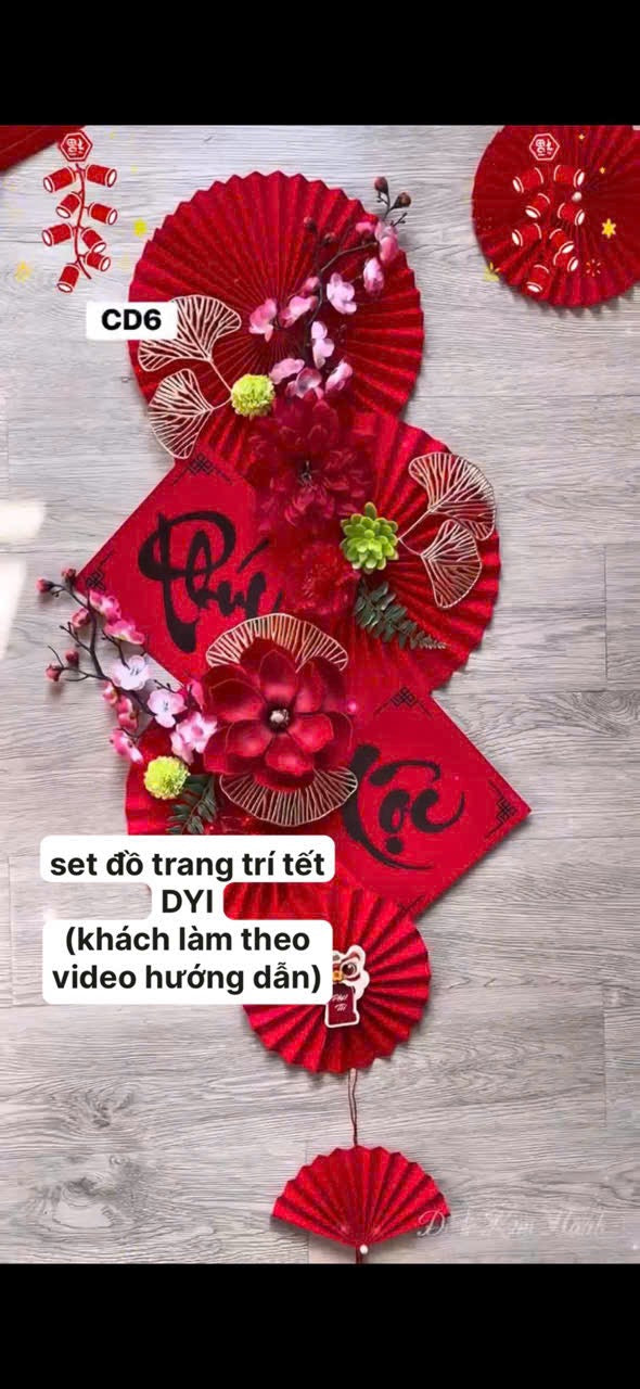 CD6 2316 DIY Set An Khang (khách tự dán theo video, shop ship nguyên bịch phụ kiện)