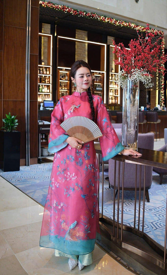 B1301 M339 - Cặp áo dài nam nữ