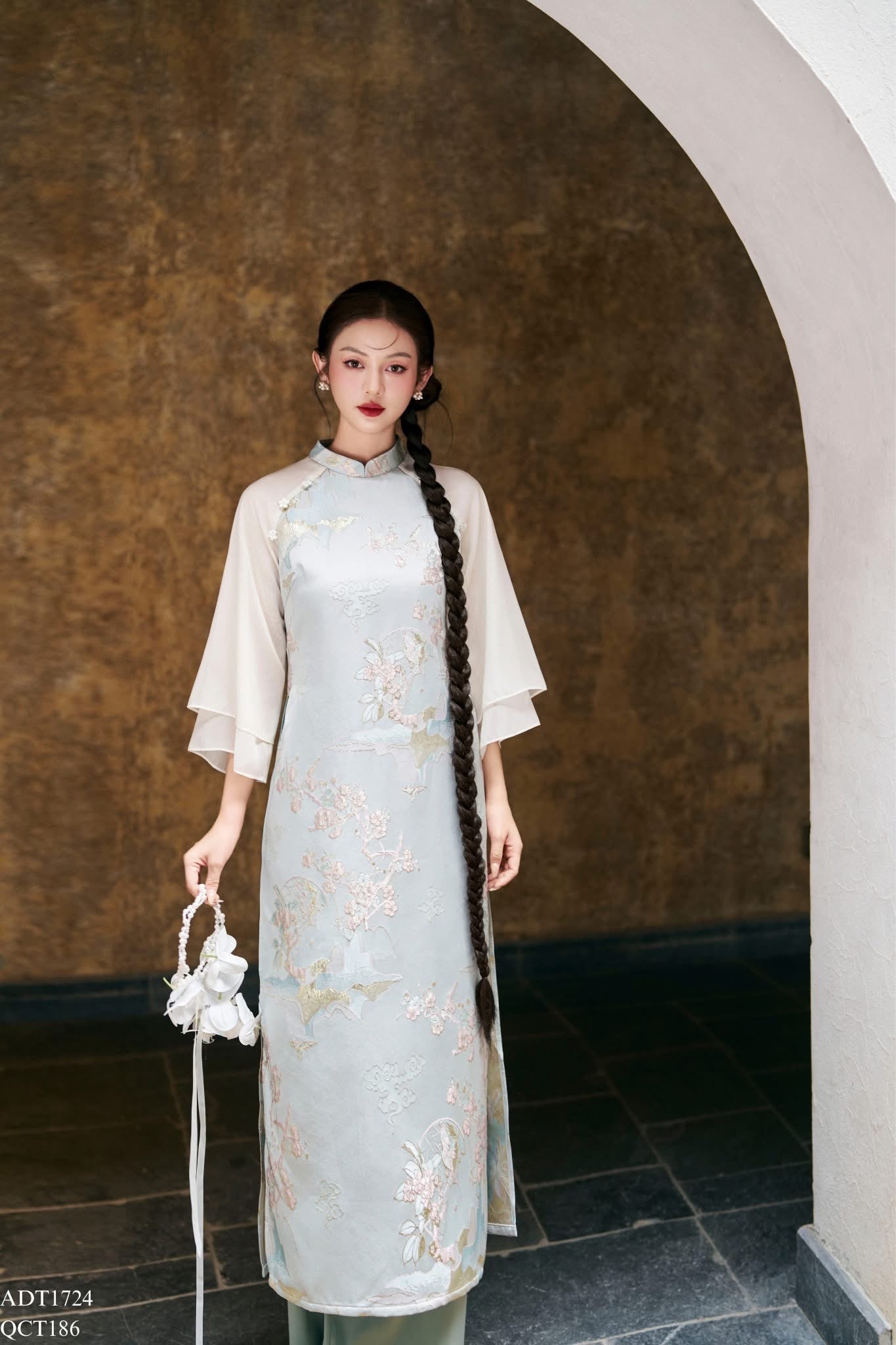 TOC51 - Tóc giả tết lệch 1 bên