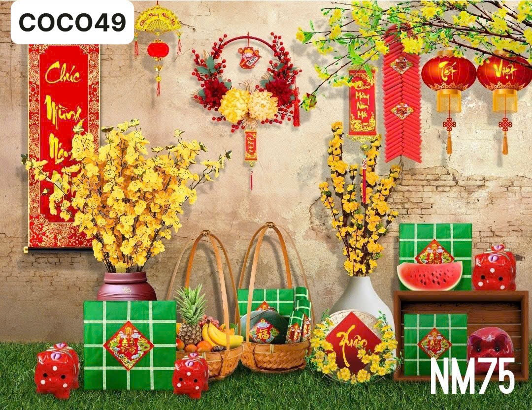 Super High Quality Back Drop. Code (NM75) COCO49
