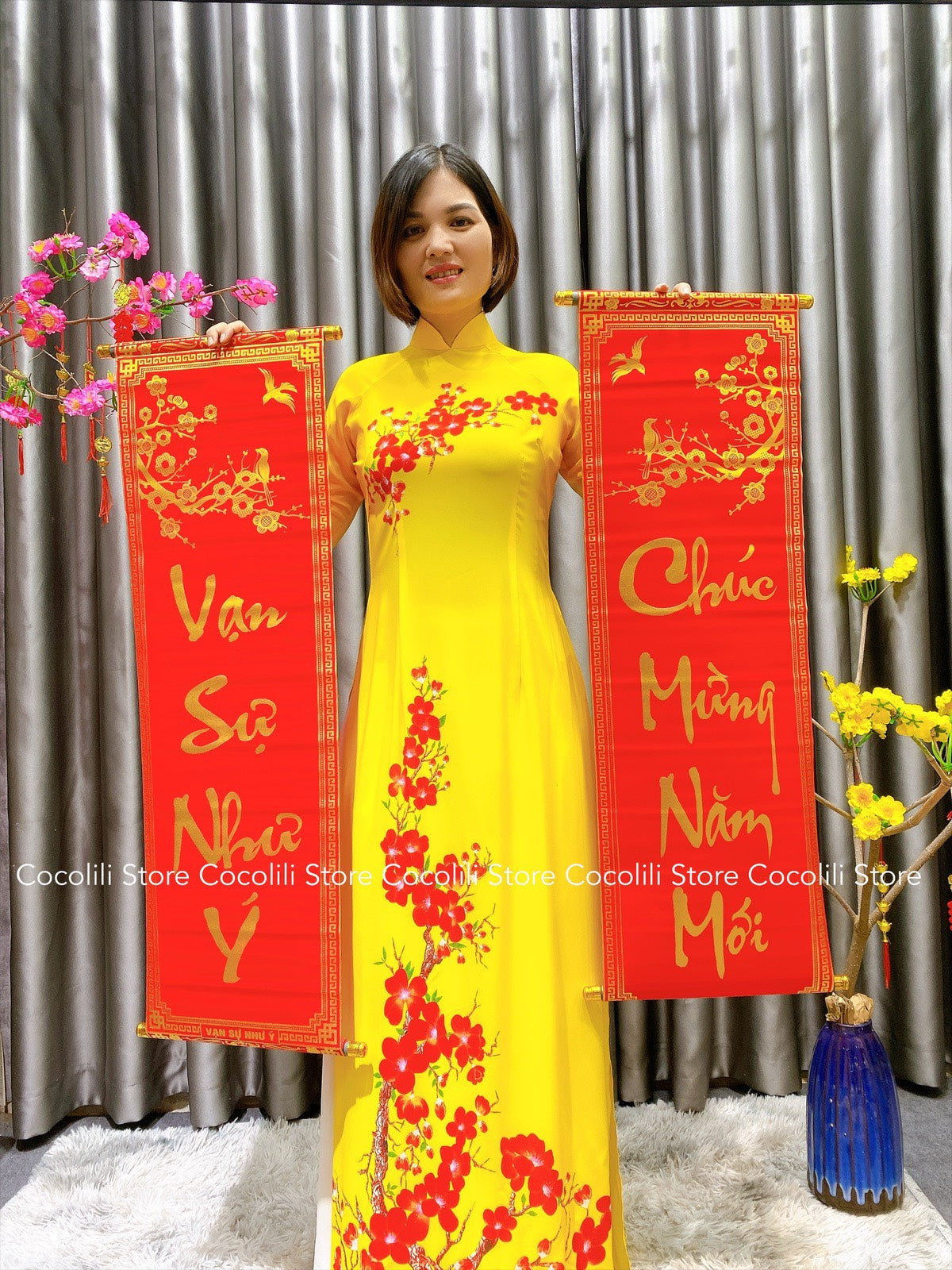 TET10 -  Câu đối Lớn Chúc Mừng Năm Mới - An Khang Thịnh Vượng