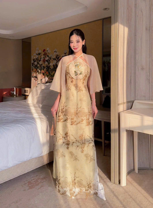 TN93 5014 Áo only no pants - Áo dài cách tân cánh tiên