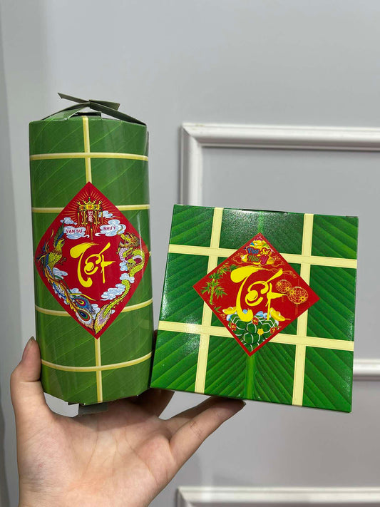 TET05 Deco - Set 10 bánh 4 bánh chưng 6 bánh tét