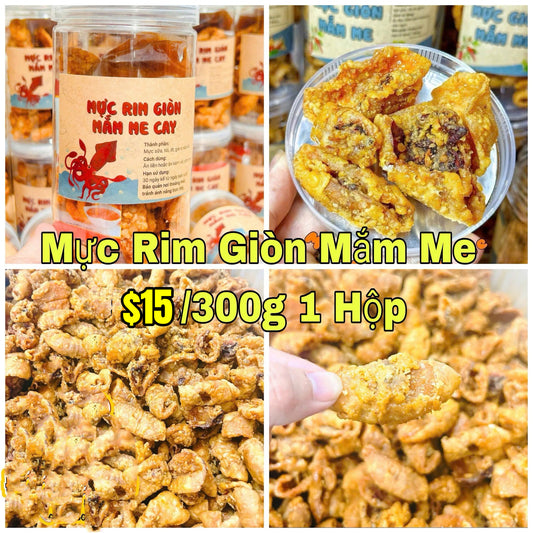 Mực Rim Giòn Mắm Me